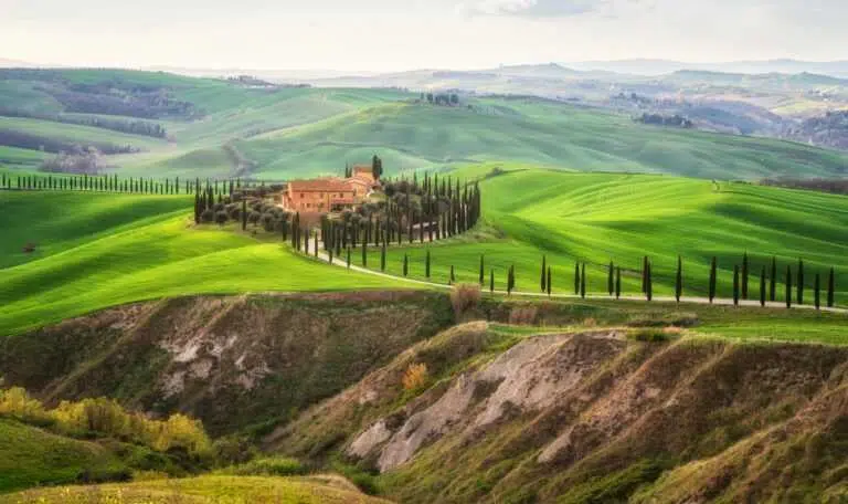 La fortuna di essere nati in Italia 1 colline del chianti in toscana